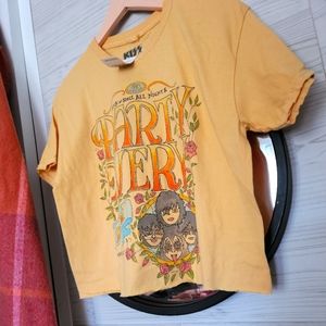 NWT KISS 💋 ROCK AND ROLL ALL NIGHT crop tee distressed